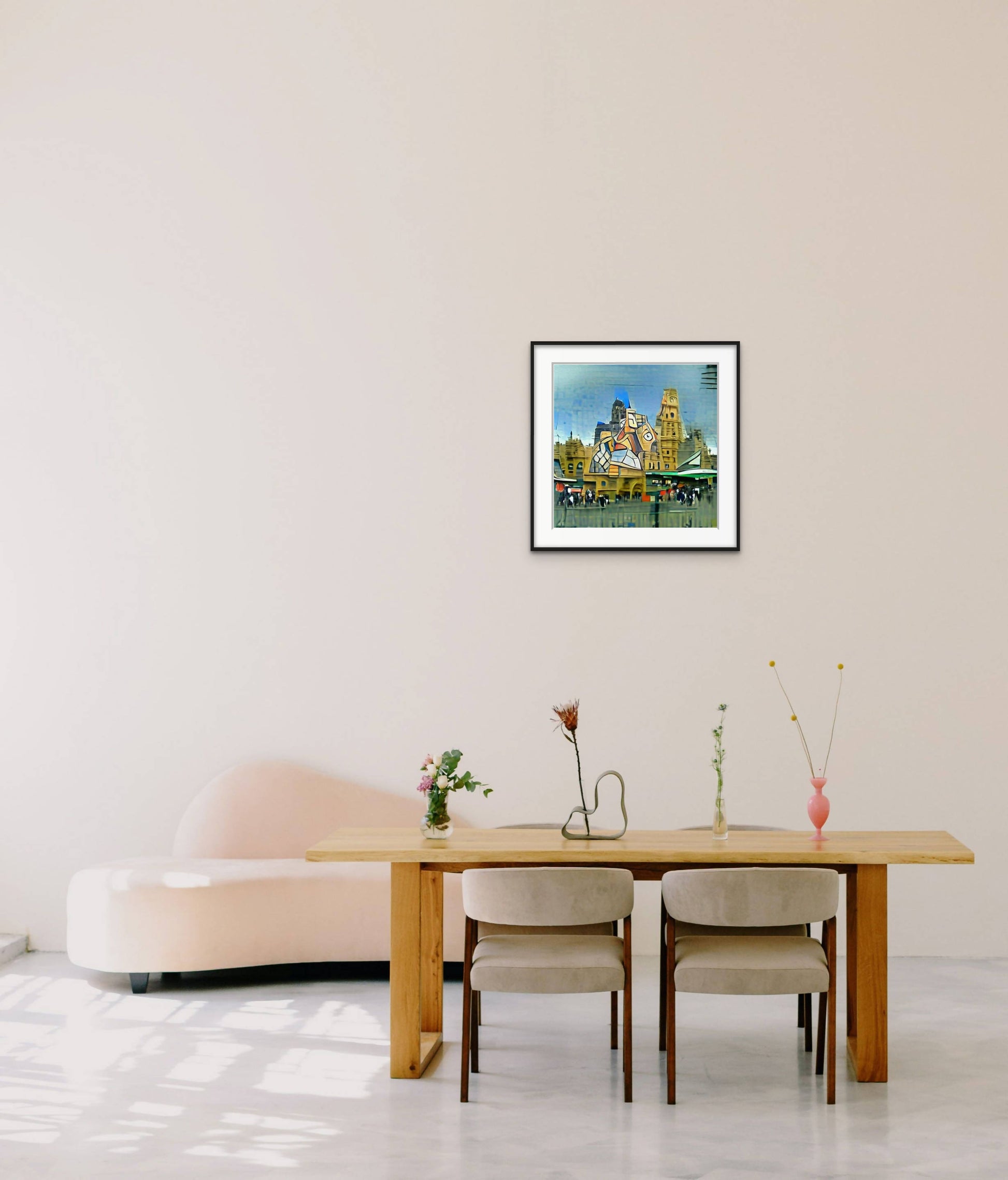 Midday at Flinders Street Station, Melbourne, 2021