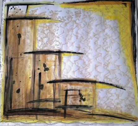 Janine McGinness, The moon is square, 2020