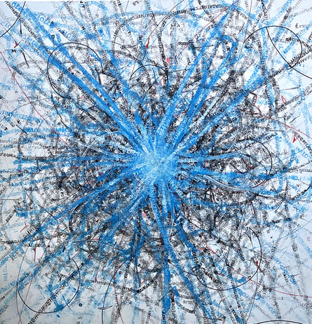 Performprint, Bearings Beauty and Irrelevance (Blue), 2017